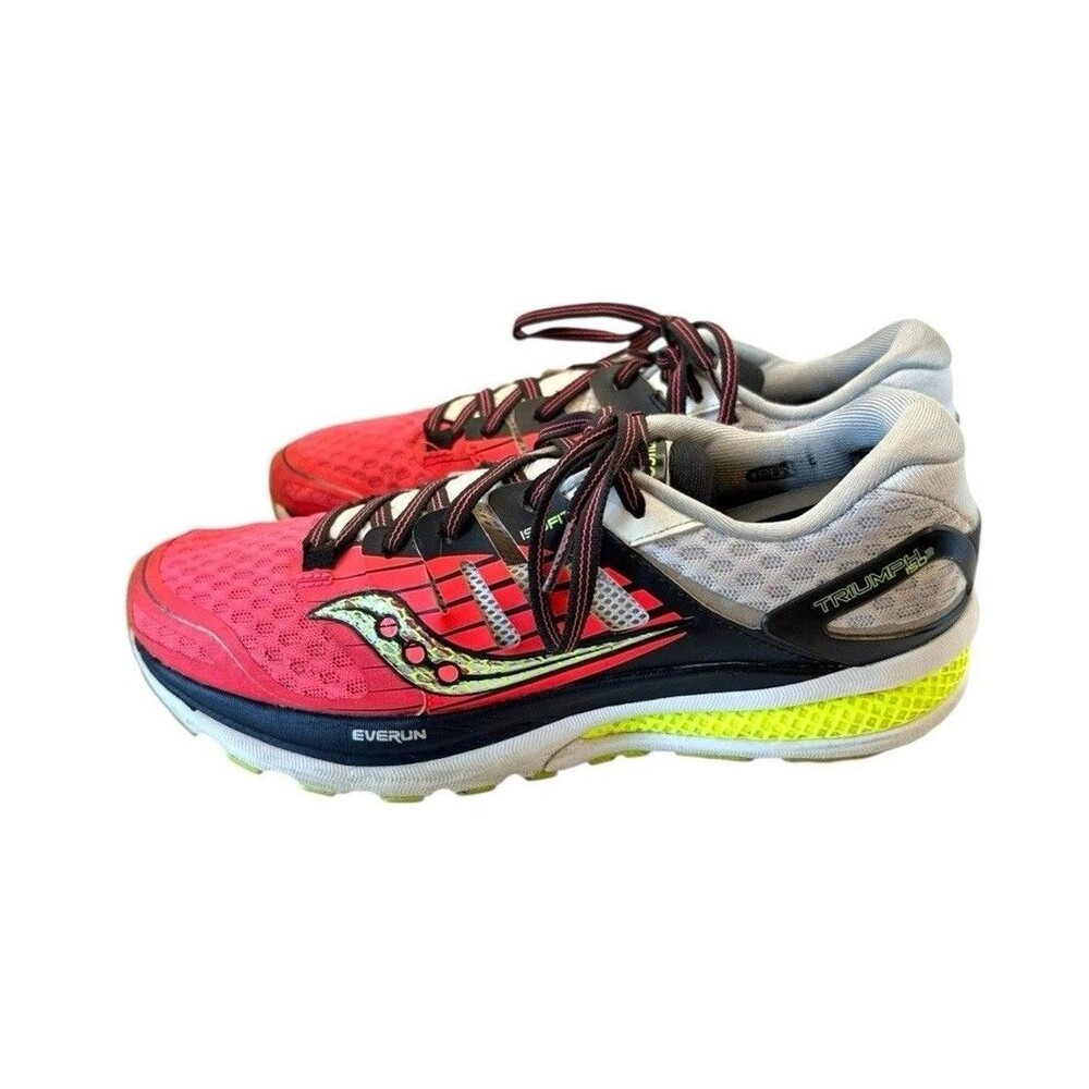 Saucony Triumph ISO 2 Women's Size 8 Coral Silver Everun Running S10290-3